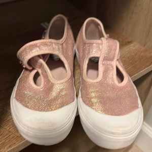 Vans girls shoes sparkly pink